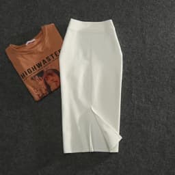 2026 New Women's Pencil Skirts Solid Pur High Waist Slim Fit Girl Summer Office Lady Elastic Female Sexy Tube Faldas PL211
