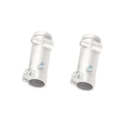 2Pcs 94mm Grass Trimmer Flexible Shaft Aluminum Connector Tube Adapter Replacement For Backpack Brush Grass Trimmers Accessories