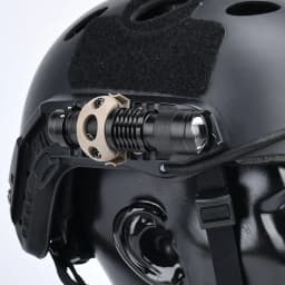 Wadsn Mini Helmet Lamp White Light LED Flashlight Fit FAST HELMET Outdoor Tactical signal Optical hunting equipment Nylon Clamp