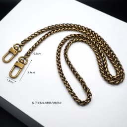 Many Size Metal Bag Chains Handbag Replacement Shoulder Chain Repairment Parts Durable Accessory for Handbags Old Golden Color