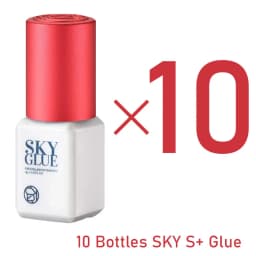 10 Bottles SKY Glue Strands False Eyelashes Extension Supplies Korea 5ml Black Red Blue Cap Beauty Health Makeup Tools Adhesive