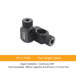 PC12 Series Ø12mm Post Angle Clamp 1/2 Inch Support Rod Assembly Accessories Cage Rod Optical Column