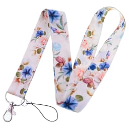 LB3010 Pink Love Neck Strap Lanyard for Key ID Card Cell Phone Straps USB Badge Holder DIY Neck Strap Hang Rope Rainbow Keychain