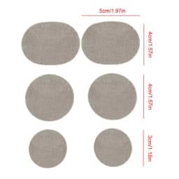 Shoe Patches for Toe Holes Self-Adhesive Hole Repairs 6 Pieces Breathable Patches easy to usefor Running Sneakers Work Boots