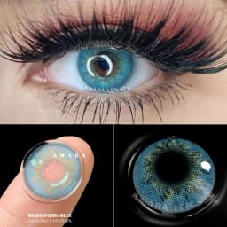 AMARA Colored Lenses Eyes 1Pair Yearly Colored Contact Lens For Eyes Beauty Contact Lenses Eye Cosmetic Color Lens Eye Makeup