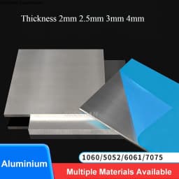 1060 Aluminum Plate Metal Sheet Thick 2mm 2.5mm 3mm 4mm Aluminum Square Plate 50x50 100x100 150x150 200x200 200x300 300x300mm