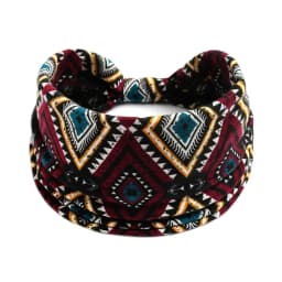 Boho Wide Knotted Headband Soft Elastic Printed Turban Hairband For Women Girls Sport Yoga Workout Summer Beach Headwear