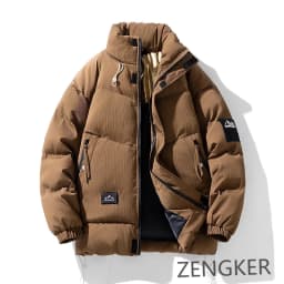 winter warm stand up collar men casual cotton clothes trendy outdoor sports bread clothes plus size 140kg 8xl