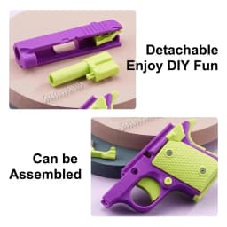 Mini Gravity Printing 1911 Children'S Toy Guns Model Fidget Toy for Kids Adults Stress Relief Toy Children Decompression Gift