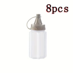 4/8/12PCS Plastic Sauce Squeeze Bottle Mini Seasoning Box Salad Dressing Containers Outdoor Portable Barbecue Spice Jar Kitchen