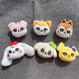 Ive Minive Plush Ive CHERRY LIZ GANGANJI DAL-E Rei NAORI Doll Keychain Minive Kpop Push Toy Pendant Key Chain Ring CHEEZ ERANG-E