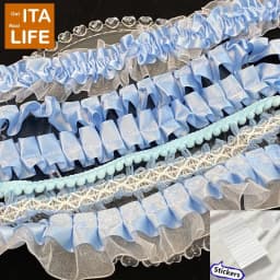 6 in 1 Blue Ita Bag Decorations Kits Set Ribbons Girls Kawaii DIY Card Badge Display Women Pink Insert Itabag Accessories H373