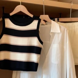 2026 Korean Style Versatile Striped Slim Tank Tops Women Summer Wearing Outside Fashion Sleeveless Top Women's Crop Tops
