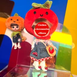 ob11 clothes obitsu 11 clothing Doll Mini Cute Dress Suit Set BJD Clothes for 1/12 Dolls Kids Handmade DIY Gift Toy Accessories