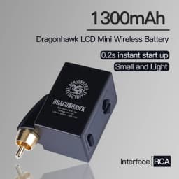 Dragonhawk Wireless Tattoo Battery B1 for Tattoo Machine Unit Pen Digital Display Tattoo Power Supplies