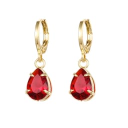 CRMYA Silver Gold Filled Dangle Earrings For Women CZ Zircon Long Water Drop Earring Men Jewelry Circle Ear Ring Wholesale