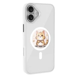 NFC DIY Picture Ink Phone Case for iPhone 17 16 15 14 13 Pro Max DIY Screen Phone Cover Cartoon Protection Case Battery Free