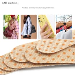 6 Pcs Slip Resistant Dot Bead Silicone Shoulder Strap Anti-slip Tape .Bag Strap Non-Slip Strip Adhesive Stickers