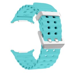 NEW Marine Silicone Strap for Samsung Watch Ultra 47mm Bracelet No Gaps Sport Two-Tone Band for Galaxy 8 Ultra Watchband Straps