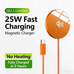 New Qi2.2 Magnetic Charger For 25W Super Wireless Fast Charging For iPhone 18 17 16 15 14 13 12 Pro Max Samsung S25 S24 S23