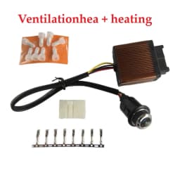 1set 12V Ventilation And Heating Switch Controller Kit Car Seat Switch Controller For Vehicle's Air Conditioning System