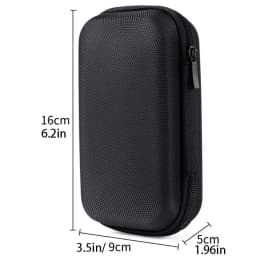 1Pcs Portable Game Console Case For RG35XX H Game Console Case Storage Bag Protective Zipper Carry Bag EVA Hard Handbag