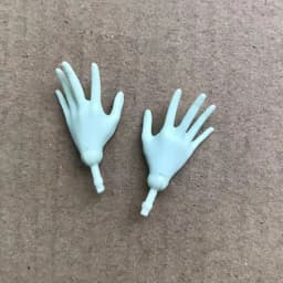 1/6 Doll Replacements Hands Elbows Feet Black Brown White Beige White Pink Skin Doll Parts Original Doll Accessories
