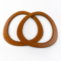 2/4Pcs Solid Wooden O Ring Bags Handle Purse Frame Woven-Bag Handles Handmade Bag Charm DIY Women's Handbag Craft Accessories