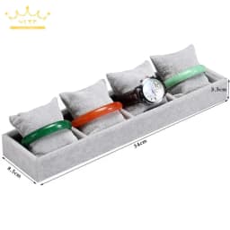 Jewelry Organizer Ring Watch Display Tray Bracelet Display Watch Pillow Decoration 3Layers Jewrlry Display Stand Watch Pallet