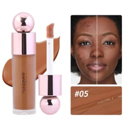 Concealer with Pore Blurring Moisturizing Oil Control Long Lasting Sweat Resistant Non Transfer for Covering Facial Blemishes