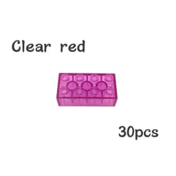 30pcs Bulk Blocks Building Bricks Thick 2X4 Educational Assemblage Construction Toy for Children Size Compatible With Brand 3001