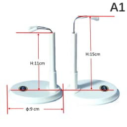 Adjustable Metal Doll Figure Stand Dummy Puppet Holder for 15-45cm Dolls Display Bracket Support Dollhouse Accessories Kid Gift