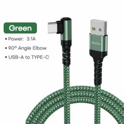 QOOVI PD240W Elbow Cable Ultra Fast Charging USB Type C Cable PD3.1 Quick Charge for Laptop Samsung Xiaomi iPhone 17 MacBook