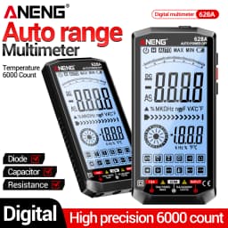 Automatic Multimeter for Measuring AC/DC Voltage Current and Temperature NCV Non-Contact Electrical Testing Model ANENG 628A