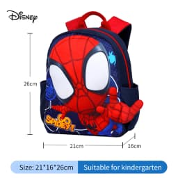 Disney Spider-Man Toddler Backpack for Boys and Girls Cute, Comfortable, Breathable, Ultra-Lightweight Waterproof Backpack