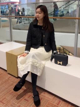 Afashion Retro Korean Floral Pattern Quilted Cotton Jacket Collar Double-Sided Wear Small Diamond Grid Women's Cotton Coat