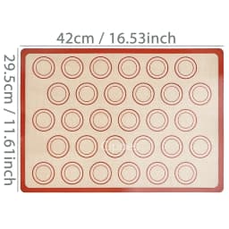 1/2/4pcs Silicone Baking Mats with Brush Spatula Set, Non-Stick Reusable Heat-Resistant, for Oven, Cookies, Macaron, Pastry