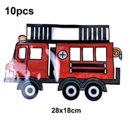 Jumbo Fireman Sam Balloons Fire Truck Foil Ballons Firefighter Themed Birthday Party Decortions Baby Shower Fire Engine Ballons