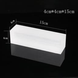 Plexiglass Square Stamping Block Jewelry Display Stand Dolls Gem Rings Necklace Holder Cosmetics Perfume Organizer Drawline Case
