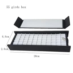 Wholesale Jewelry Gem Display Box Case Loose Diamond Storage Tool Coin Jar Show Tray Gem Pot Gemstone Organizer Holder Container