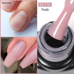 7ML Nude Quick Extension Gel Nail Polish Milky White UV Construct Hard Gel Semi Permanent Acrylic Extension Nail Art Varnish