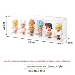 Keychain Display Stand Dustproof Box Storage Organizer with Hook Badge Showcase INOMATA Children's Bedroom Plastic