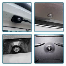 Lanke 2/4PCS Car Camera Lens Protector Rear View Backup Camera Cover 360° Camera Protection Anti Scratch Waterproof Dustproof