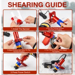 200W Electric Scissors, 110V-220V Carpet Trimmer, Animal Scissors, Tufted Electric Scissors, Home Pet Hair Clipper Set, Tools