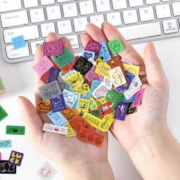 50pcs Lucky Tags Kawaii Ins Mini Stickers Material Pack Talent Decoration DIY Diary Album Scrapbook Cute Stationery Stickers
