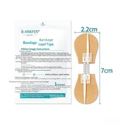 For Wound Care Braces Supports Strap Zipper Wound Closure Patches Breathable Seamless Elastic Zip Sutures Bandages
