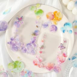 20pcs Kawaii Dream Bubble Ins Decorative Sticker Creative Handbook Collage DIY Diary Scrapbook Aesthetic Stationery Sticker