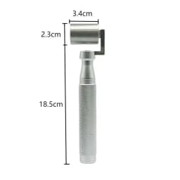 34/40mm Steel Flat Roller Wallpaper Edge Seam Roller DIY Metal Flat Pressure Roller Smoothing Tool Hand Construction Tools