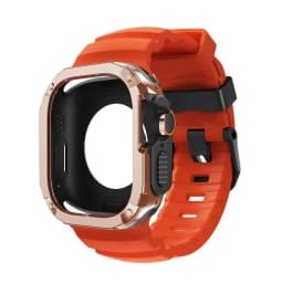 Silicone Strap+TPU PC Case For Apple Watch Ultra 3 2 1 49mm for iWatch Series 11 10 46mm band for Iwatch 9 8 7 6 5 4 45mm 44mm