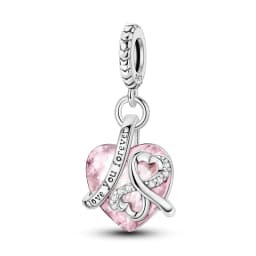 925 Sterling Silver Pink Series Charms Bow Tie Girl Cake Princess Beads Pendant Fit Original Bracelet DIY Jewelry Gift For Woman